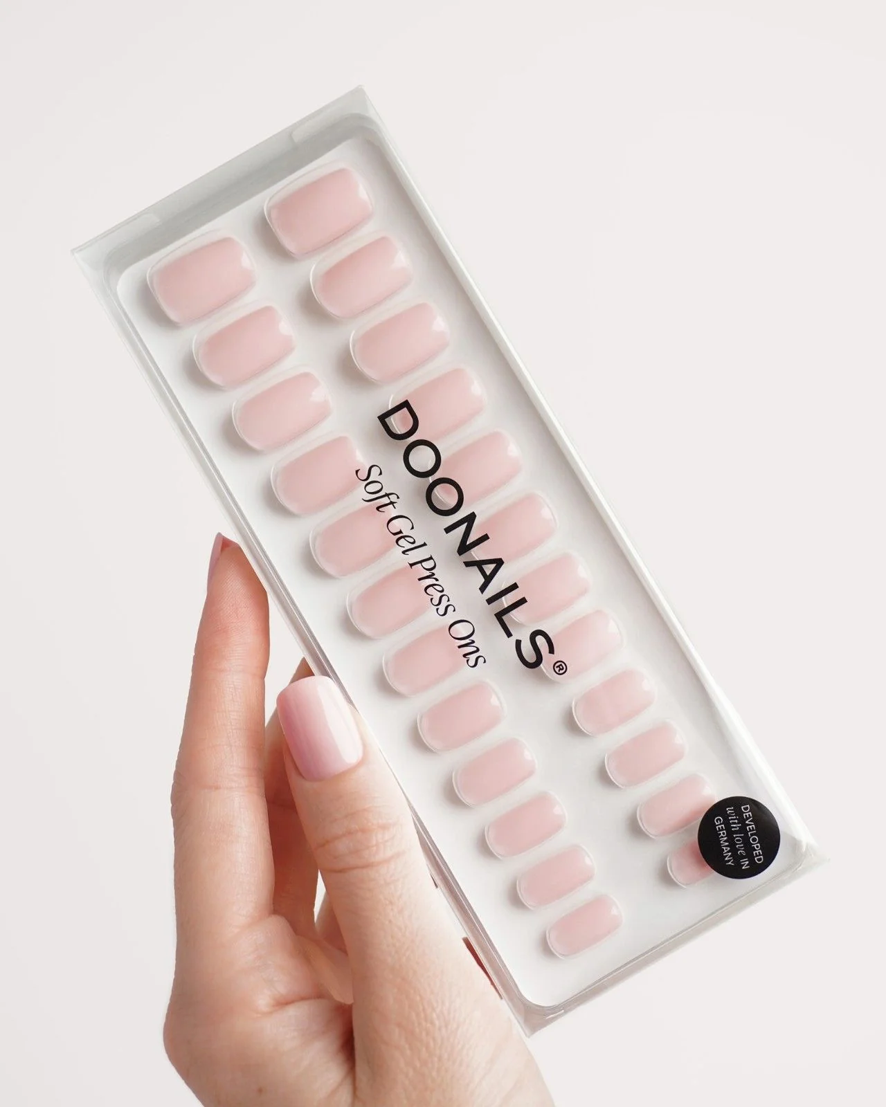 Ballerina Corte Quadrate Press Ons in Soft Gel - Image 3