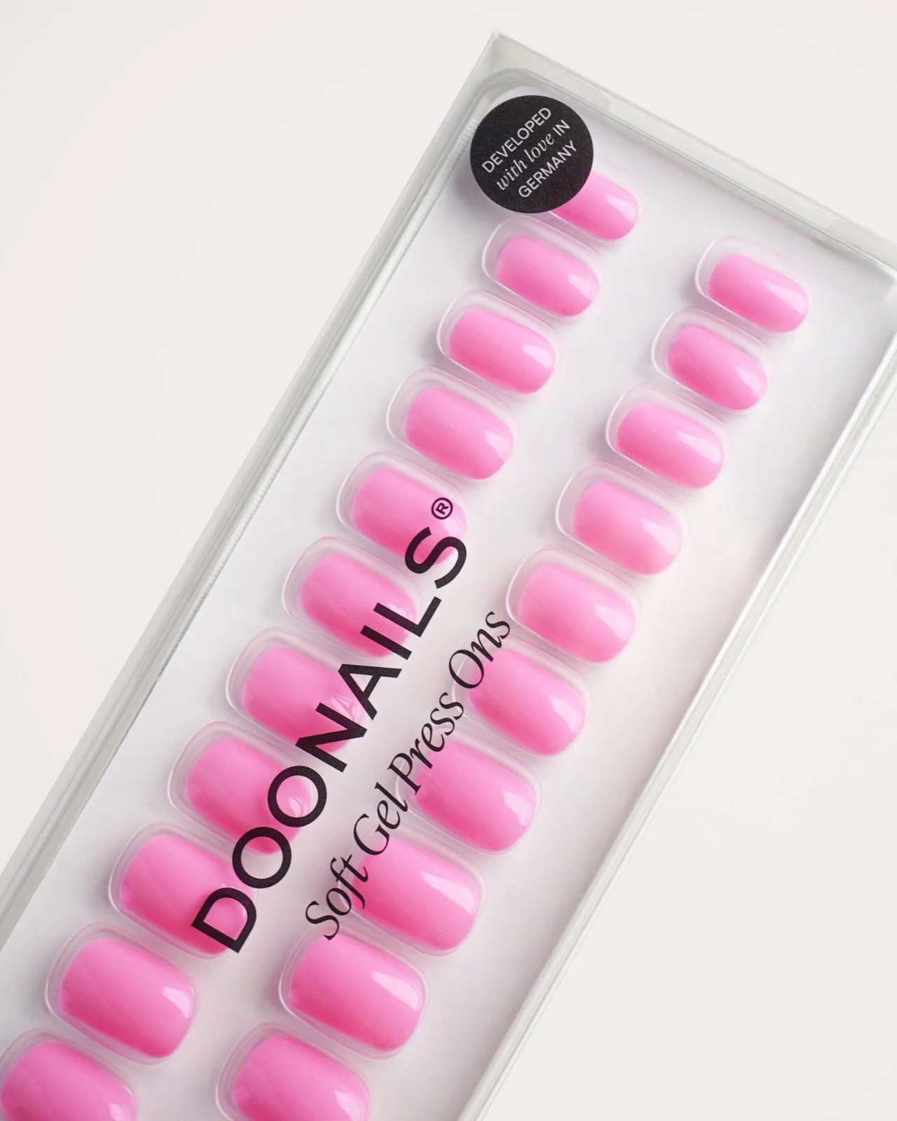 Barbie Girl Extra Corte Quadrate Press Ons in Soft Gel - Image 5