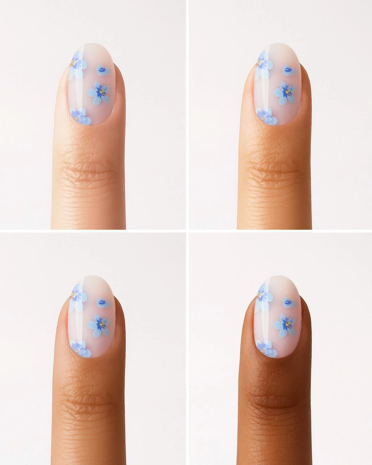 Edizione Limitata Blossom Babe Corte Rotonde Press Ons in Soft Gel - Image 6