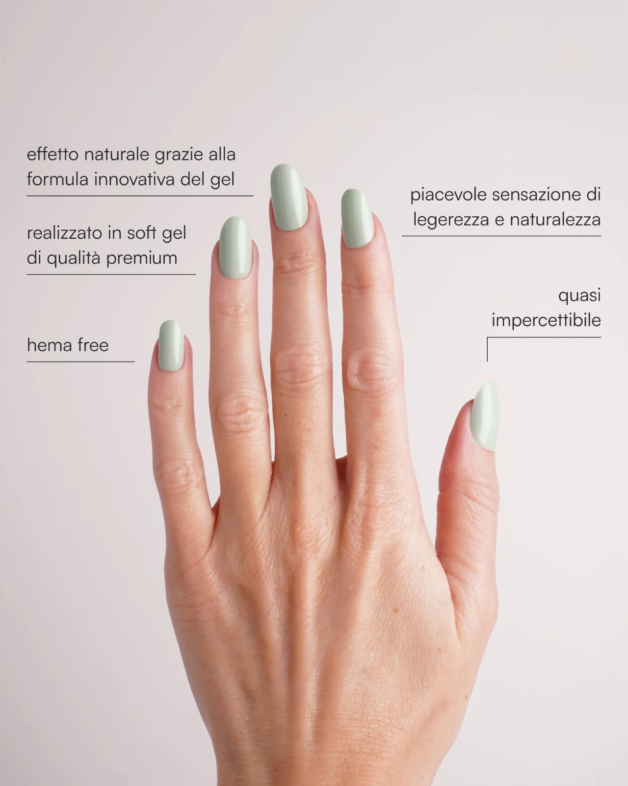 Cute Cucumber Medie Rotonde Press Ons in Soft Gel - Image 3