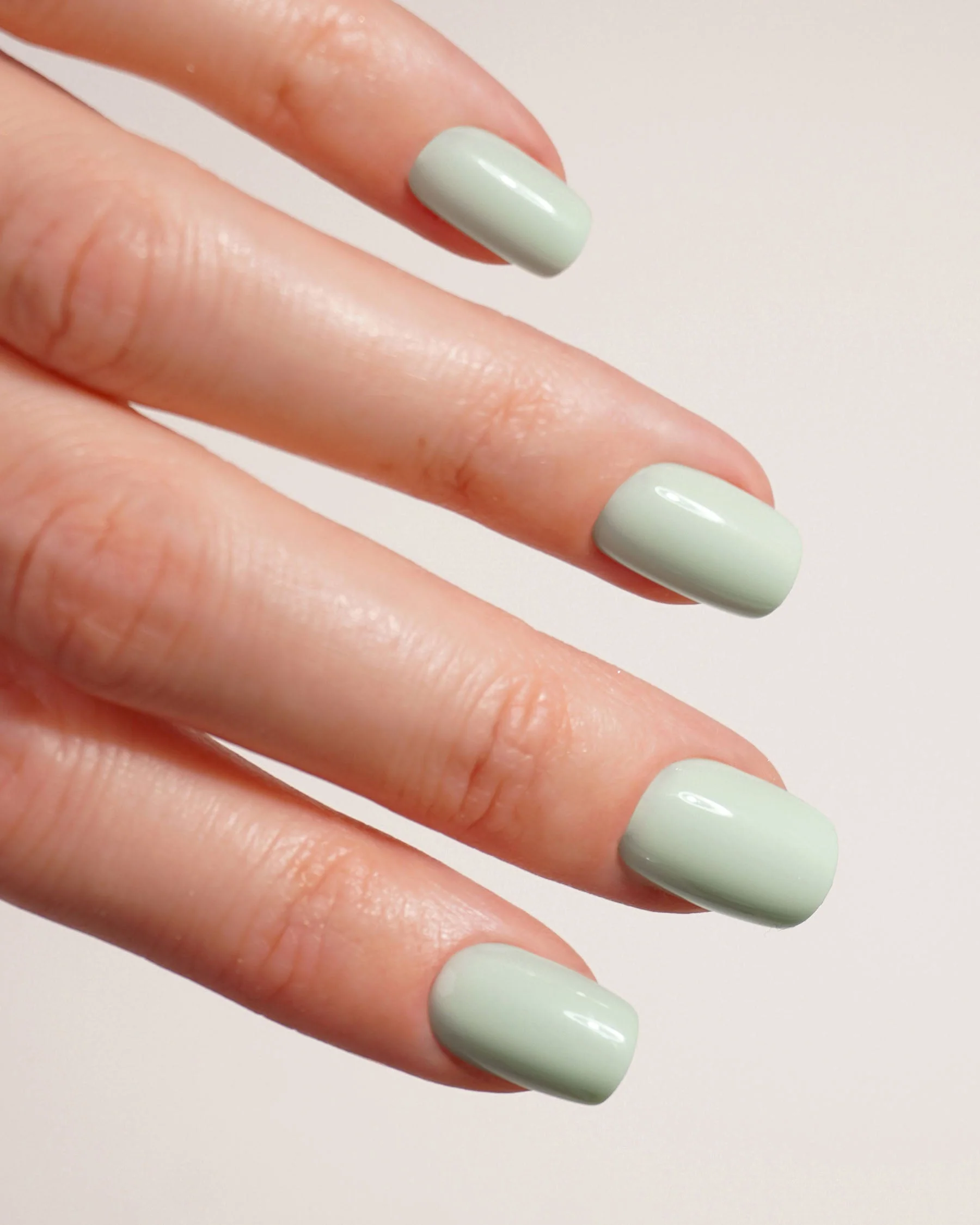 Cute Cucumber Corte Quadrate Press Ons in Soft Gel - Image 2