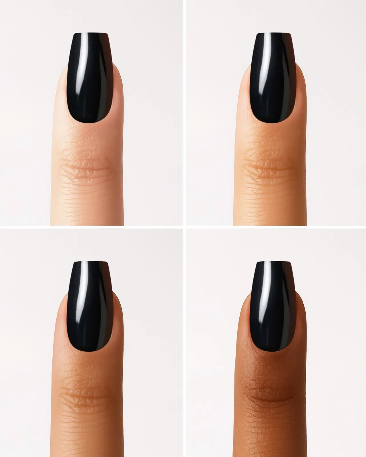 Dark Dream Corte Coffin Press Ons in Soft Gel - Image 5