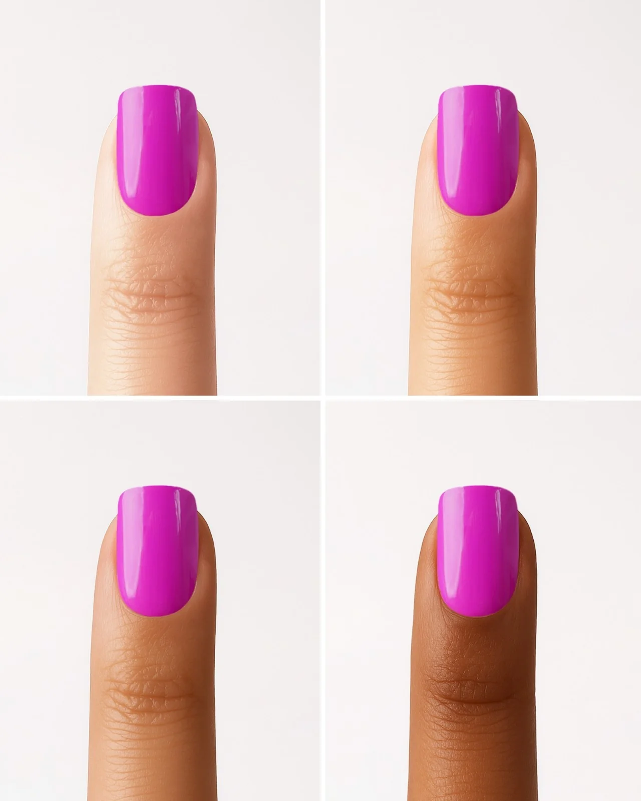 Dragonfruit Extra Corte Quadrate Press Ons in Soft Gel - Image 6
