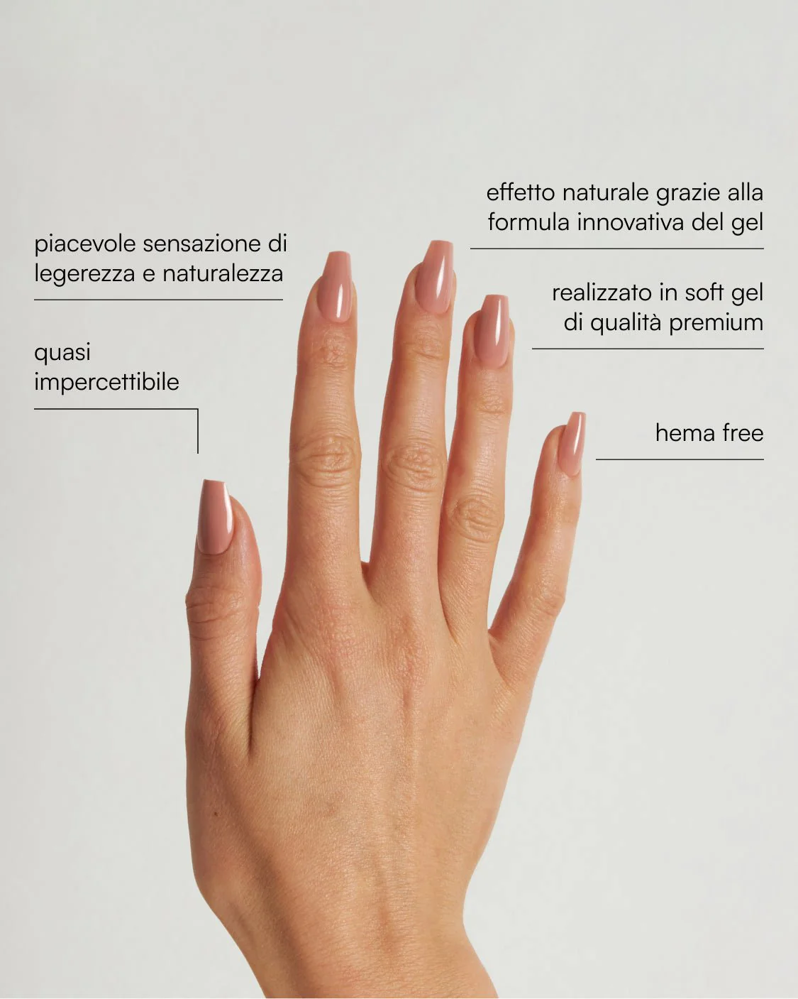 Espresso Corte Coffin Press Ons in Soft Gel - Image 3