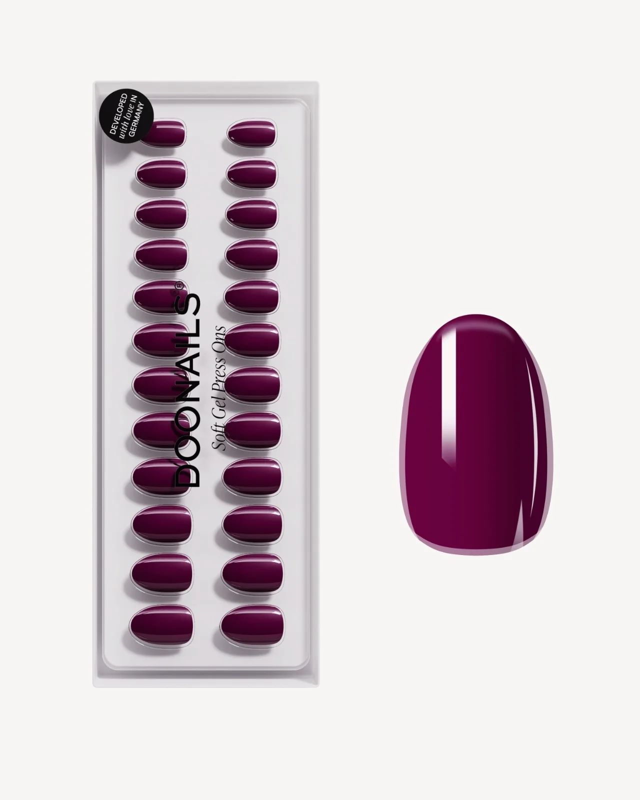 Into You Corte Rotonde Press Ons in Soft Gel