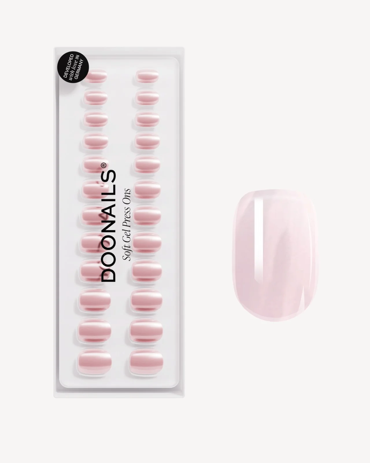 Jetset Extra Corte Quadrate Press Ons in Soft Gel
