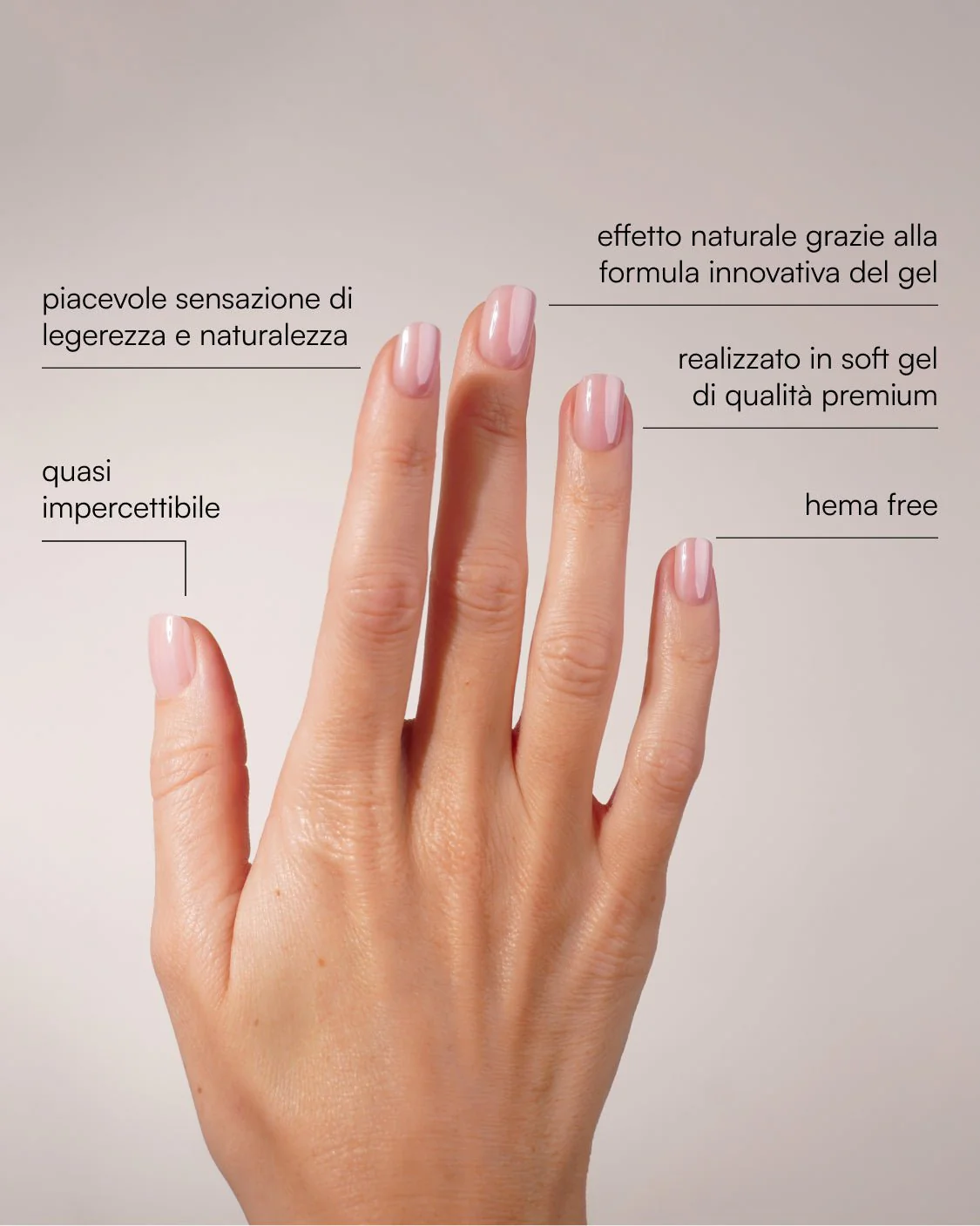Jetset Extra Corte Quadrate Press Ons in Soft Gel - Image 3