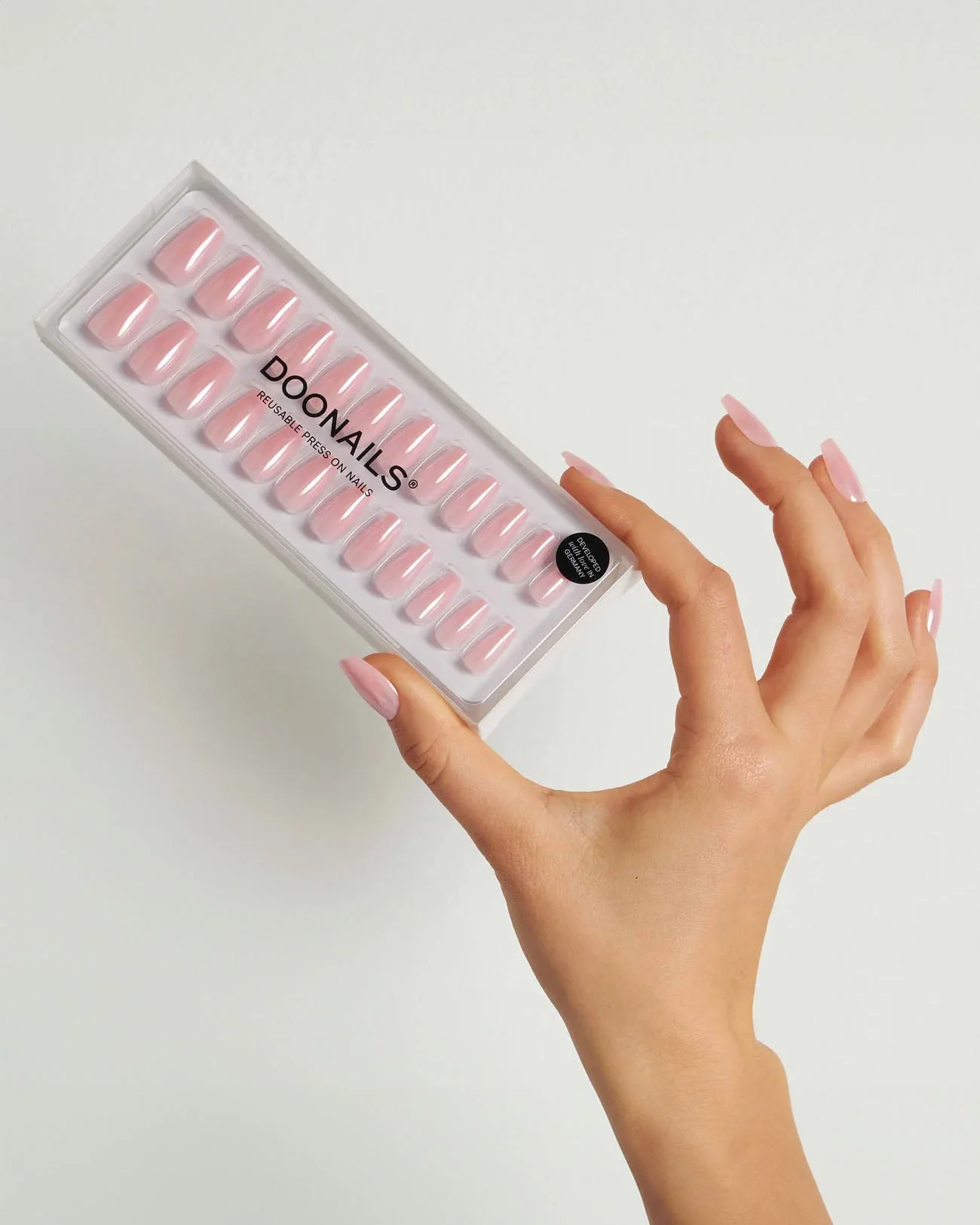 Jetset Corte Coffin Press Ons in Soft Gel - Image 4