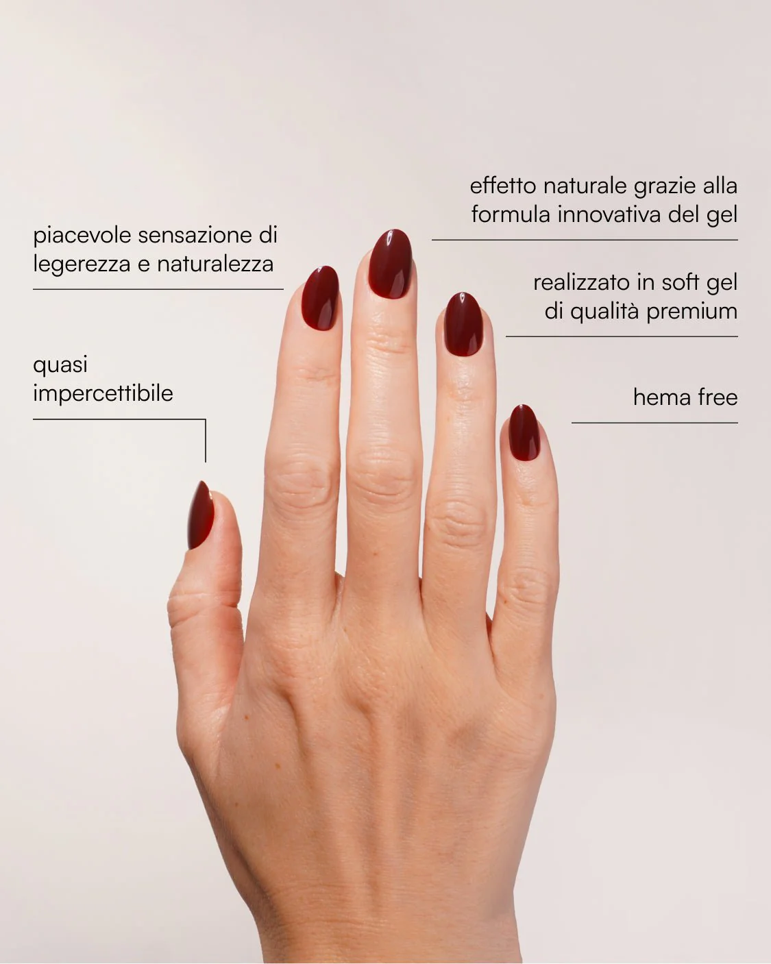 Love Paris Corte Rotonde Press Ons in Soft Gel - Image 3