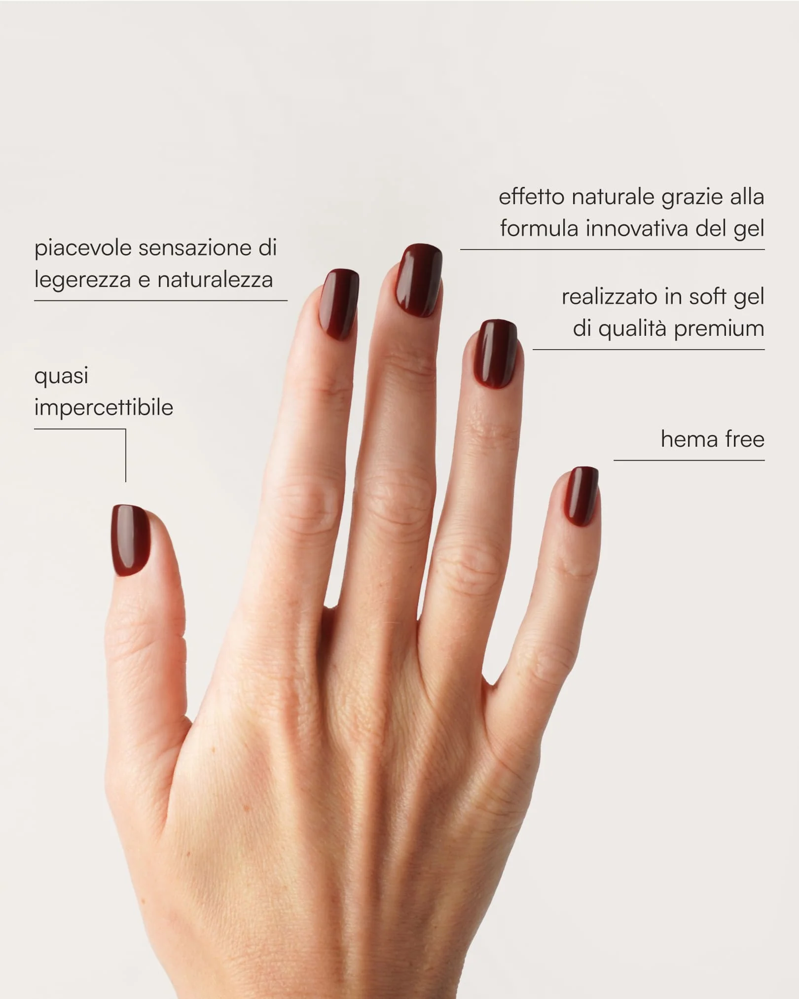 Love Paris Corte Quadrate Press Ons in Soft Gel - Image 3