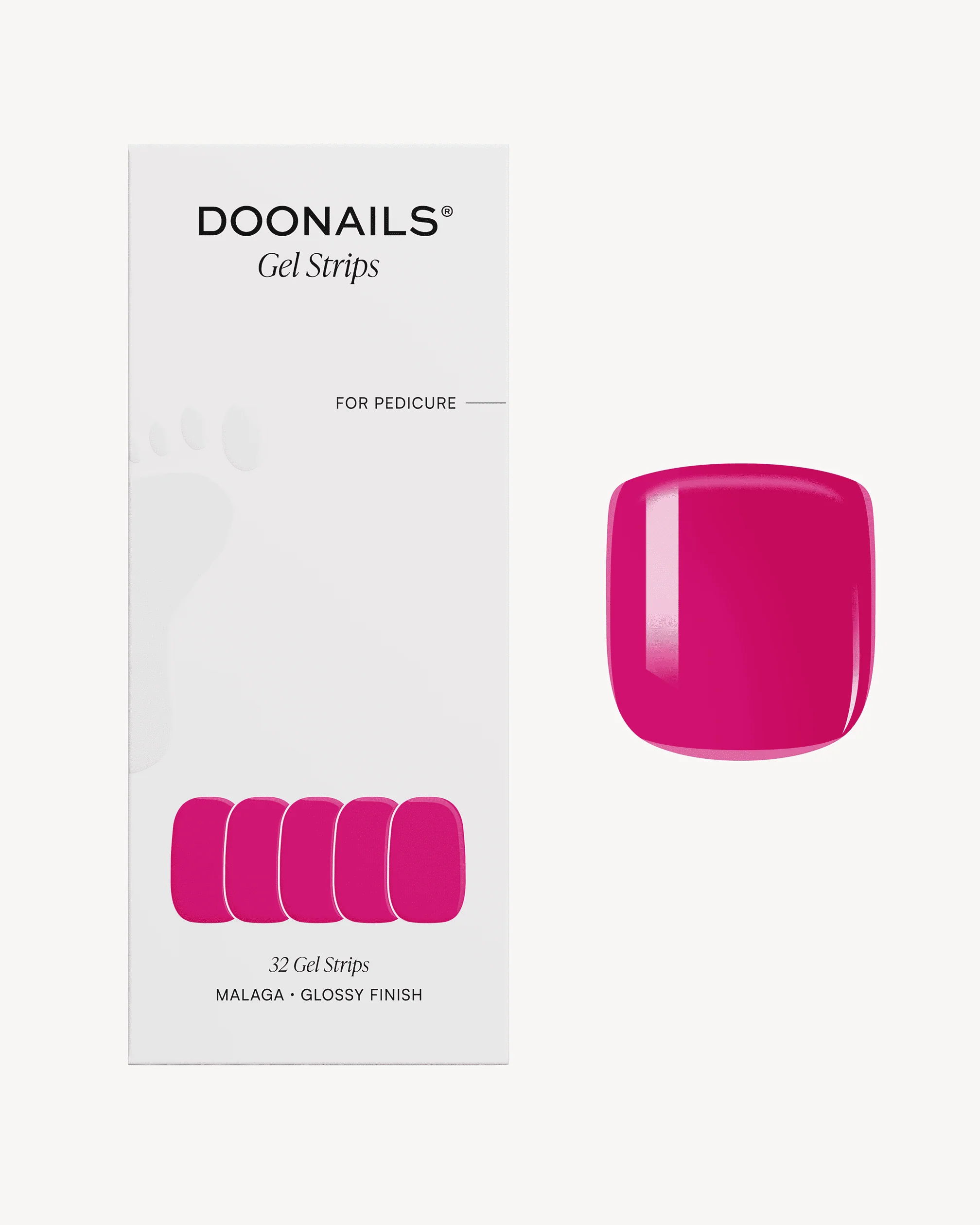 Malaga Pedicure Strisce in Gel