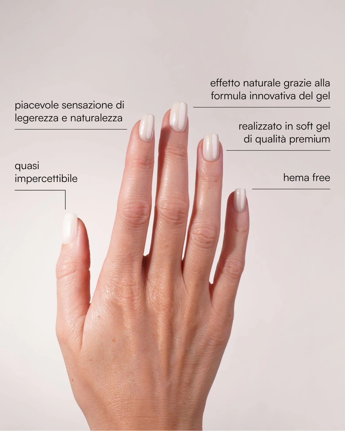 Marry Me Corte Quadrate Press Ons in Soft Gel - Image 3