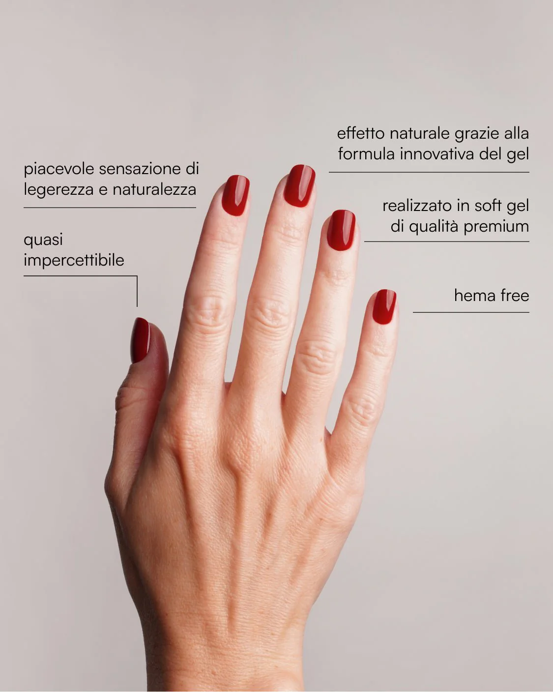 Mon Cheri Extra Corte Quadrate Press Ons in Soft Gel - Image 3