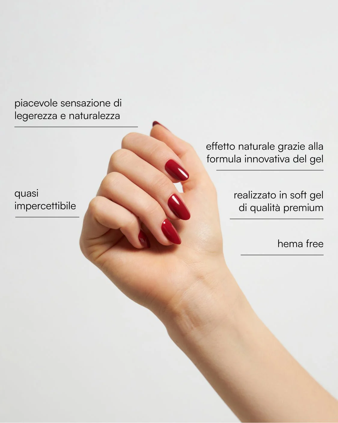 Mon Cheri Medie Rotonde Press Ons in Soft Gel - Image 3