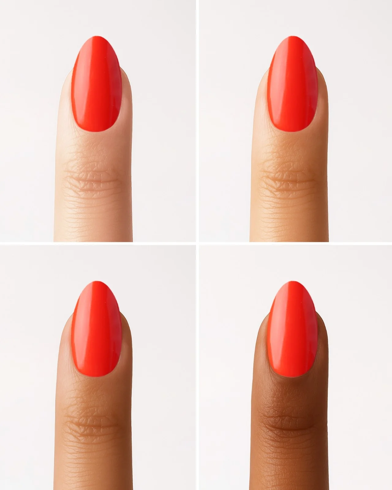 On Fire Corte Mandorla Press Ons in Soft Gel - Image 6