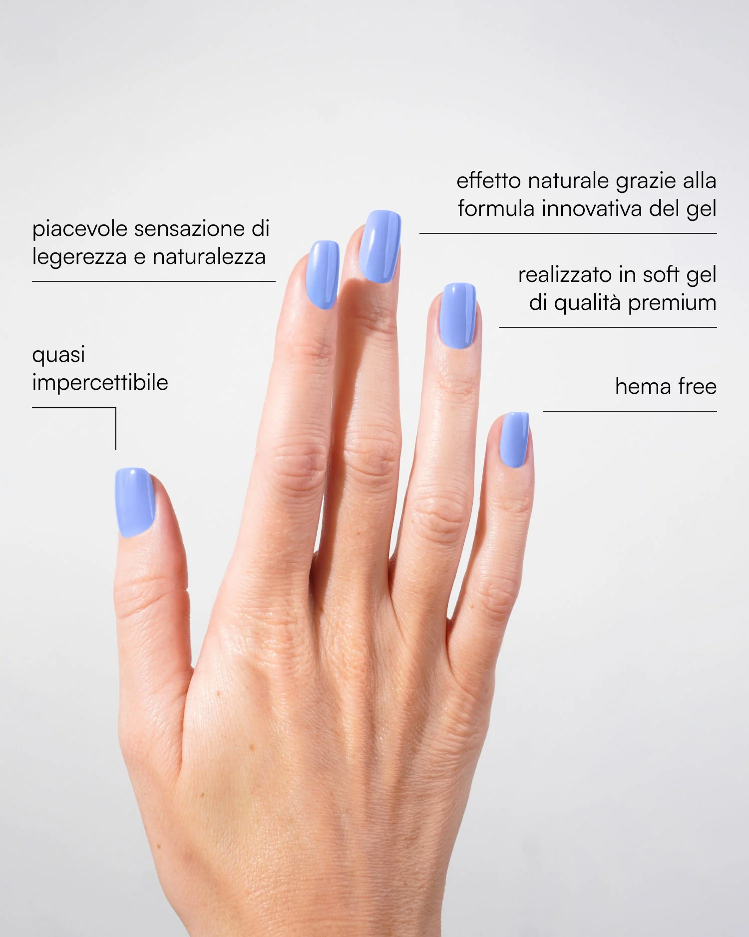 Paradise Corte Quadrate Press Ons in Soft Gel - Image 3