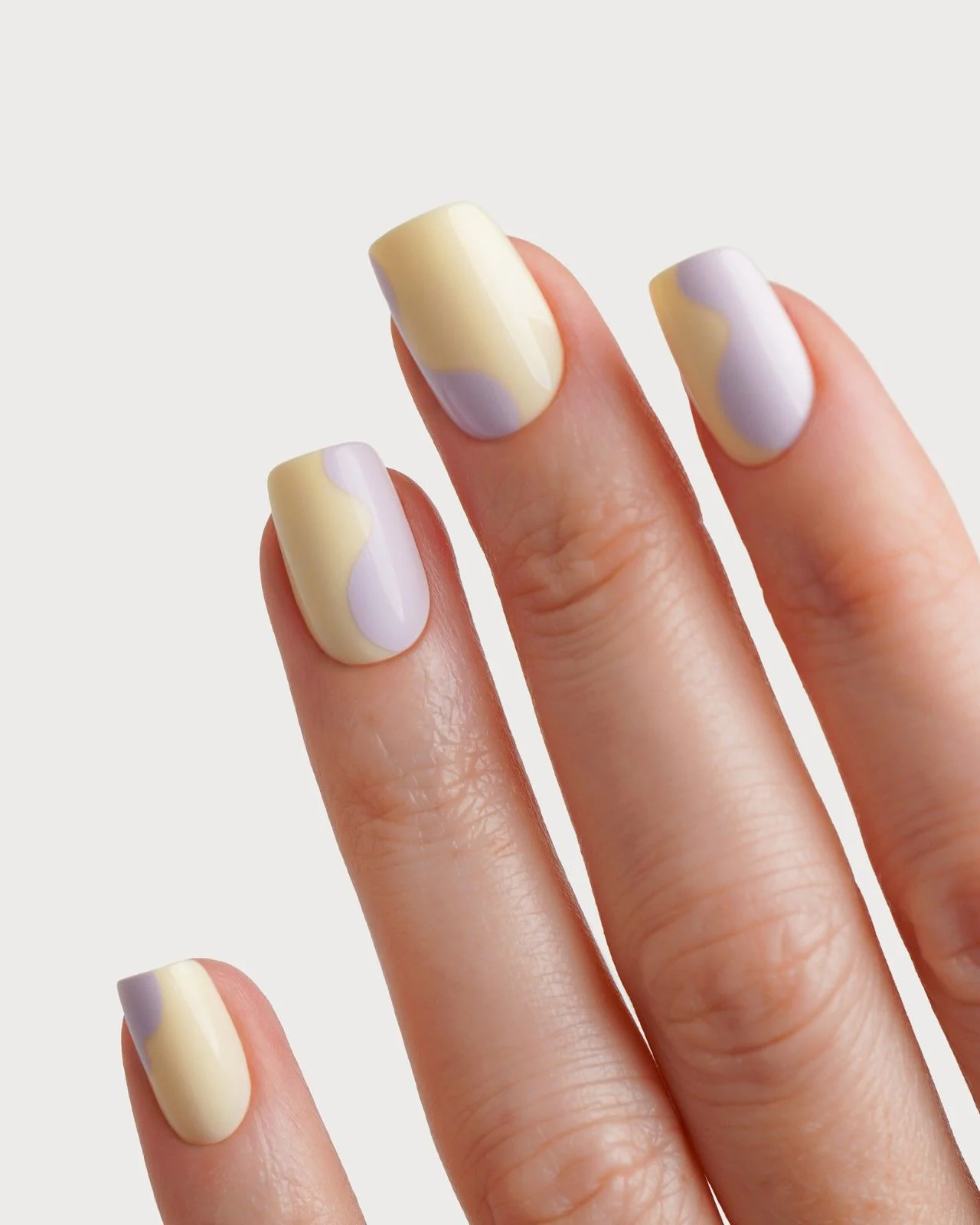 Edizione Limitata Pastel Pop Corte Quadrate Press Ons in Soft Gel - Image 2