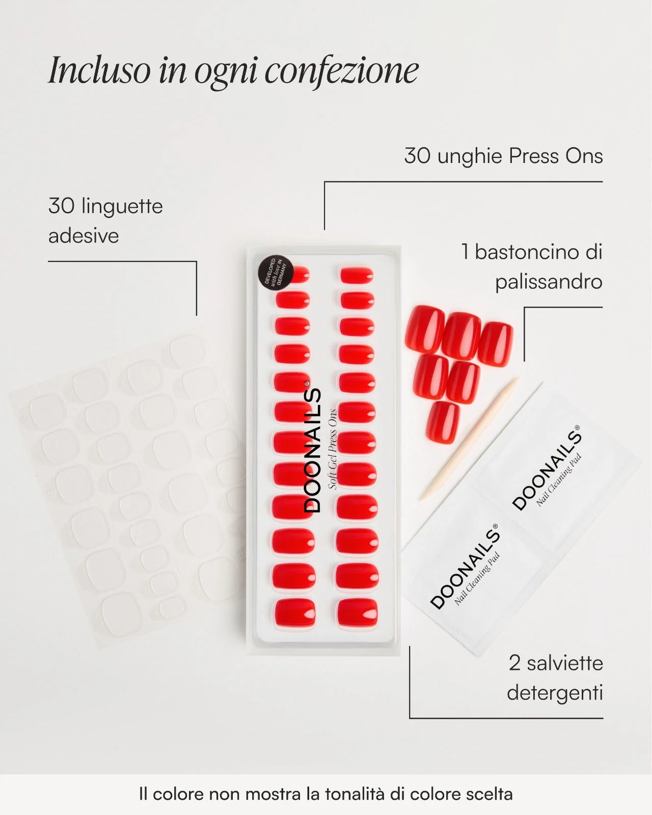 Mon Cheri Medie Rotonde Press Ons in Soft Gel - Image 7