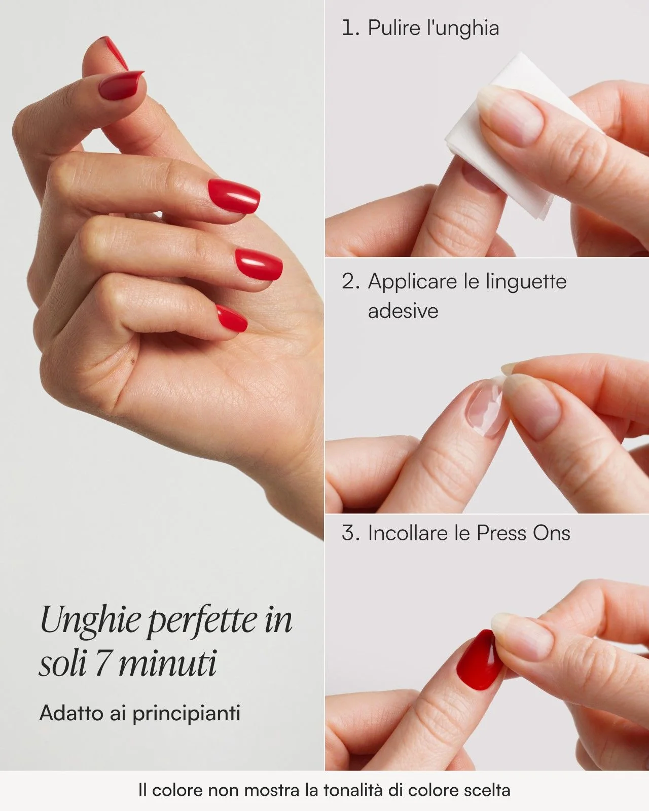 Mon Cheri Medie Rotonde Press Ons in Soft Gel - Image 8