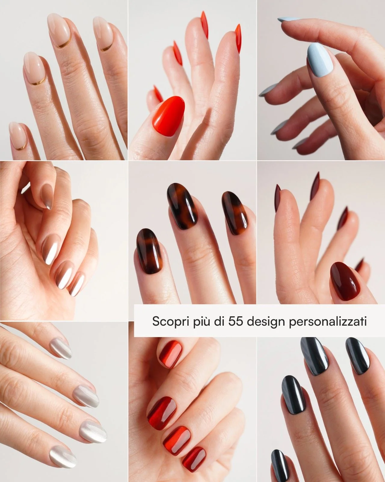Mon Cheri Medie Rotonde Press Ons in Soft Gel - Image 9