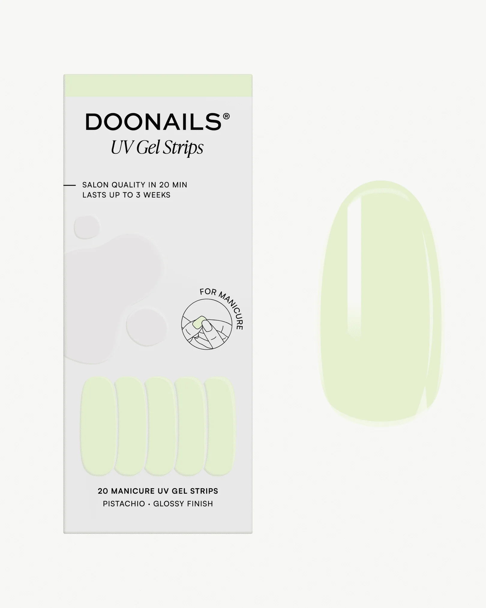 Pistachio Strisce in Gel