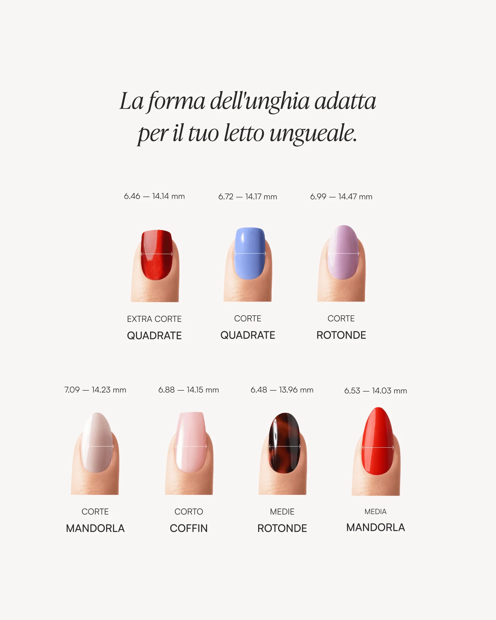 Pacchetto Mix & Match Ricarica - Press Ons in Soft Gel - Image 12