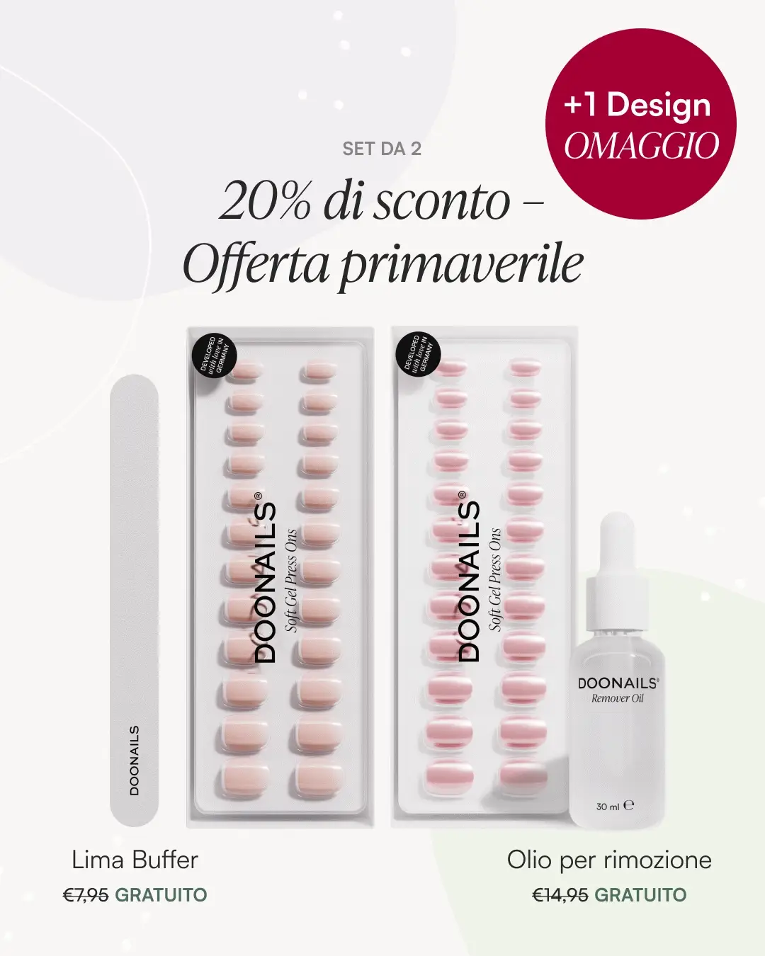 Kit Iniziale Primavera - Press Ons in Soft Gel - Image 15