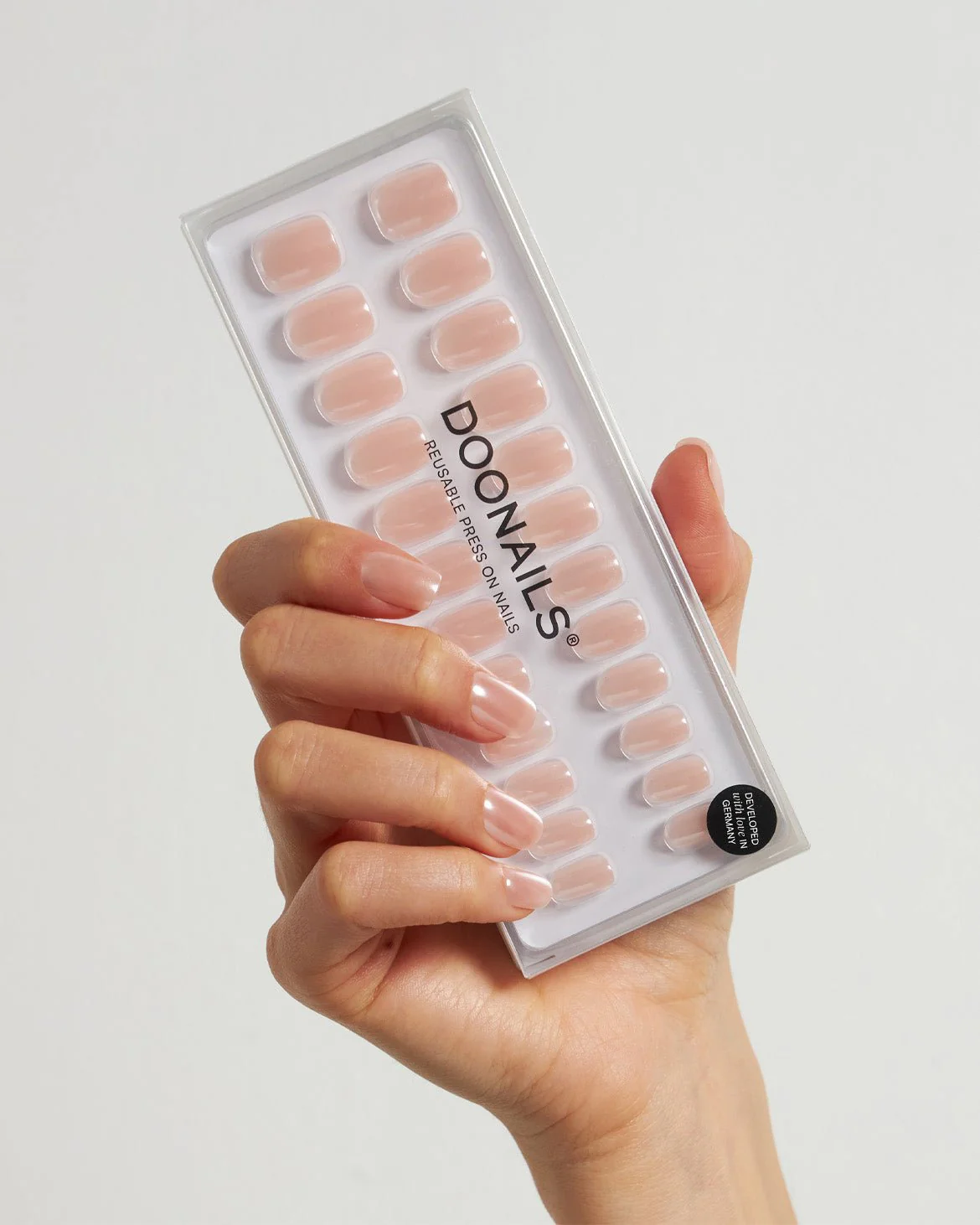 Prosecco Corte Quadrate Press Ons in Soft Gel - Image 4