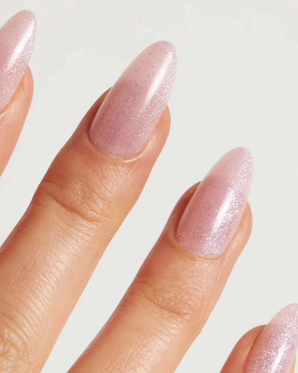 Rose Cat Eye Medie Mandorla Press Ons in Soft Gel - Image 2