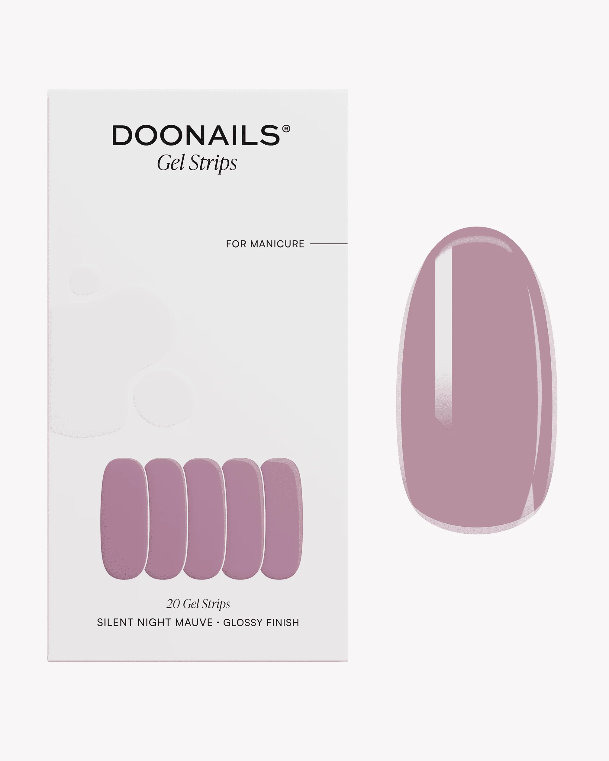 Silent Night Mauve Strisce in Gel