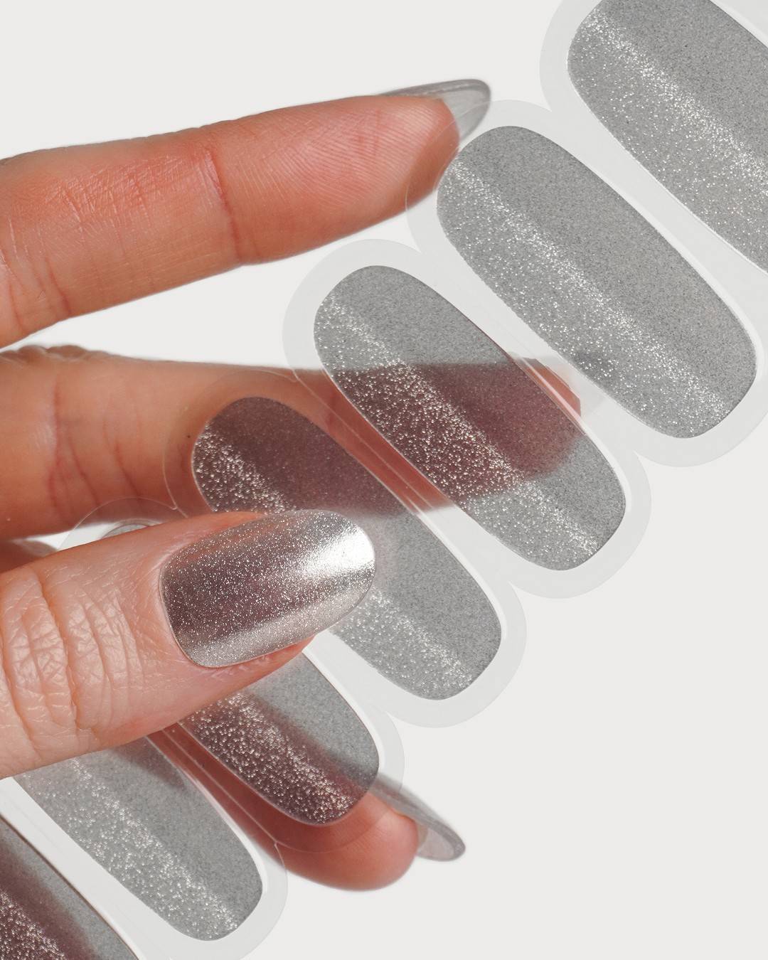 Silver Cat Eye Strisce in Gel - Image 5