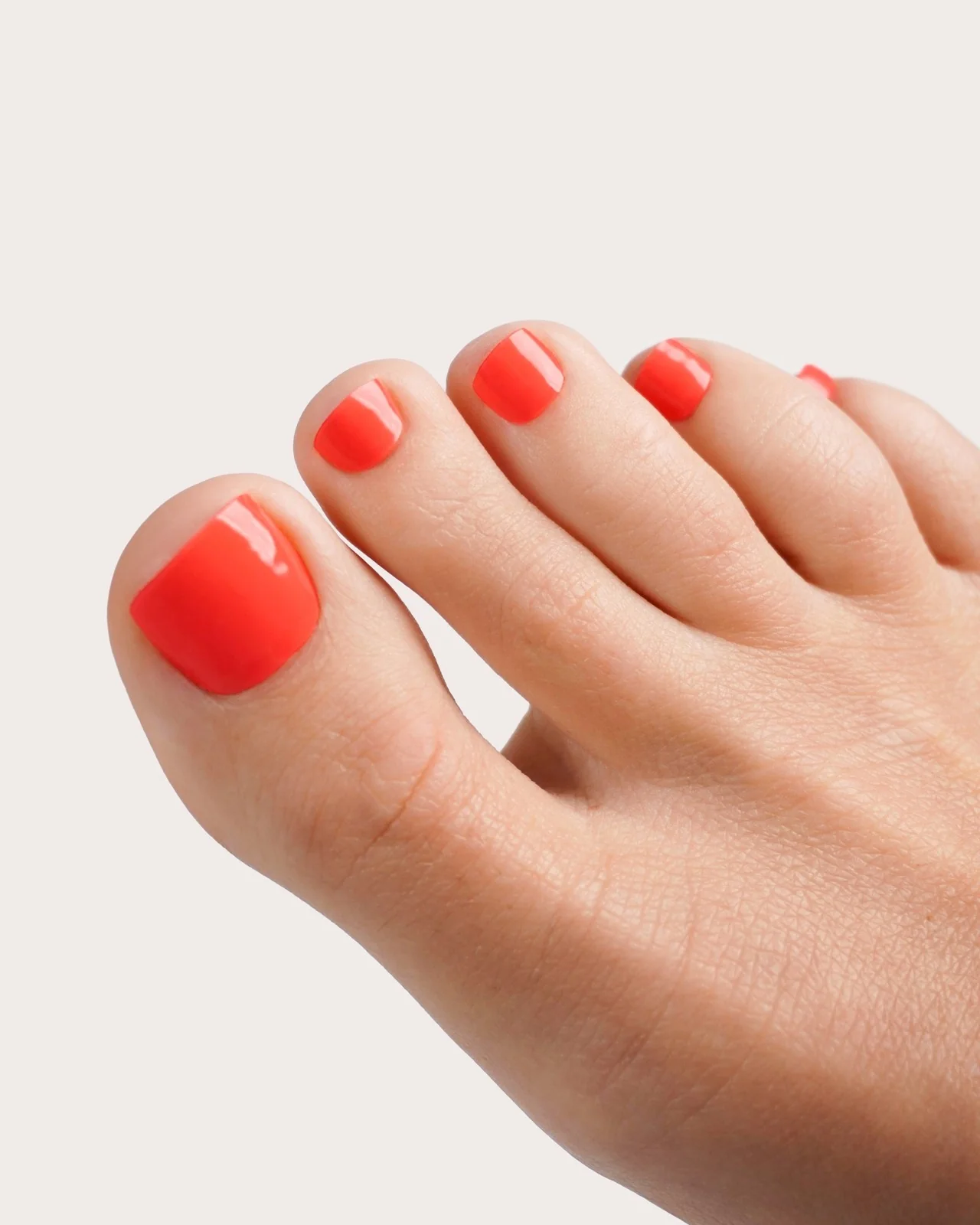 Sunset Coral Pedicure Strisce in Gel - Image 2